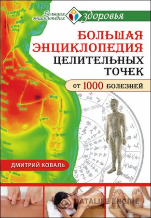 Обложка к Дмитрий Коваль. Большая энциклопедия целительных точек от 1000 болезней (2016) RTF,FB2