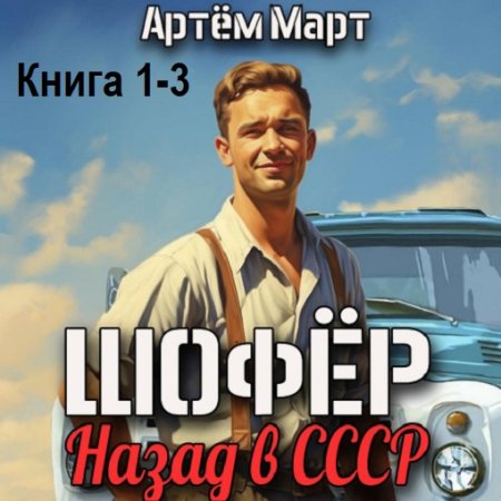 Обложка к Аудиокнига - Шофёр. Назад в СССР. Книга 1-3. Артём Март (2024)